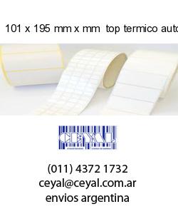 101 x 195 mm x mm  top termico autoadhesivo