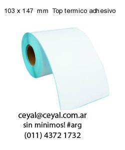 103 x 147  mm  Top termico adhesivo