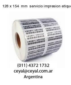 128 x 154  mm  servicio impresion etiquetas codigos
