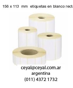 156 x 113  mm  etiquetas en blanco rectangulares