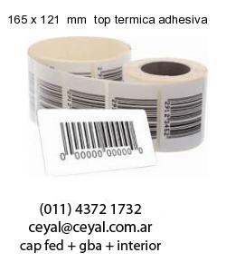 165 x 121  mm  top termica adhesiva