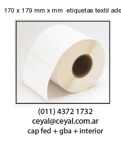170 x 179 mm x mm  etiquetas textil adesivas