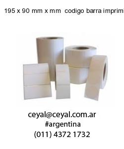 195 x 90 mm x mm  codigo barra imprimir