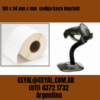 199 x 94 mm x mm  codigo barra imprimir