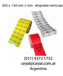 200 x 149 mm x mm  etiquetas termicas balanzas