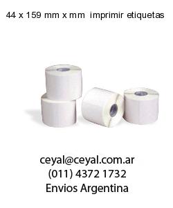 44 x 159 mm x mm  imprimir etiquetas