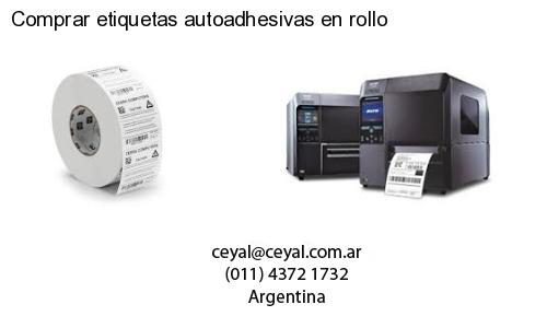 Comprar etiquetas autoadhesivas en rollo