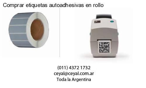 Comprar etiquetas autoadhesivas en rollo