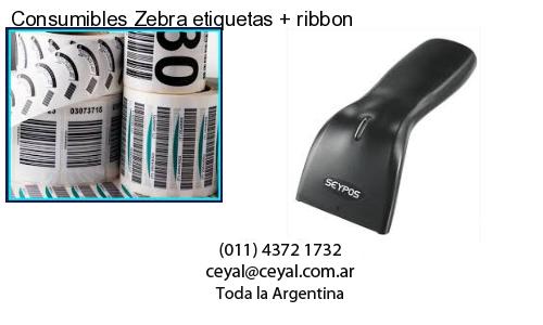 Consumibles Zebra etiquetas   ribbon