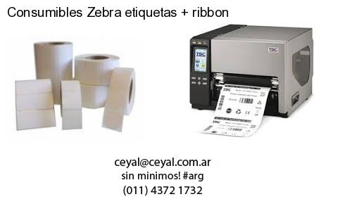 Consumibles Zebra etiquetas   ribbon