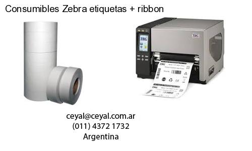 Consumibles Zebra etiquetas ribbon
