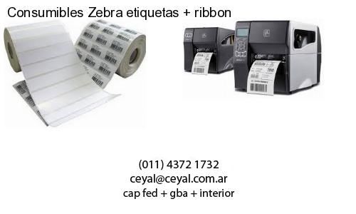 Consumibles Zebra etiquetas   ribbon