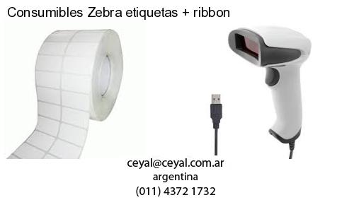 Consumibles Zebra etiquetas   ribbon