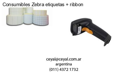 Consumibles Zebra etiquetas   ribbon