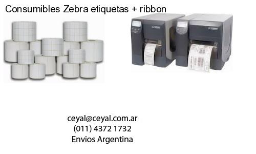 Consumibles Zebra etiquetas ribbon