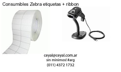 Consumibles Zebra etiquetas   ribbon