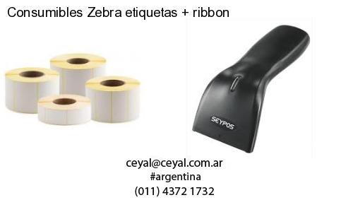 Consumibles Zebra etiquetas   ribbon