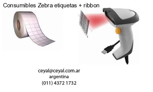 Consumibles Zebra etiquetas   ribbon