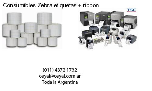 Consumibles Zebra etiquetas   ribbon