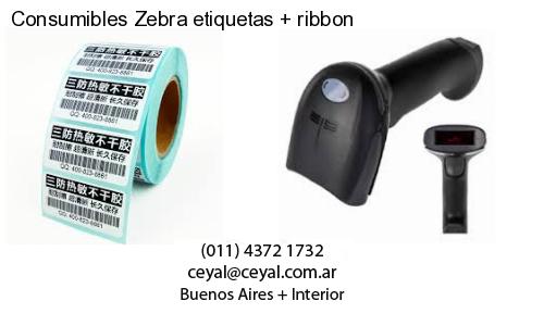 Consumibles Zebra etiquetas   ribbon