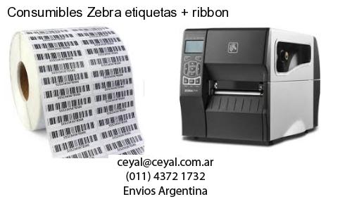 Consumibles Zebra etiquetas   ribbon