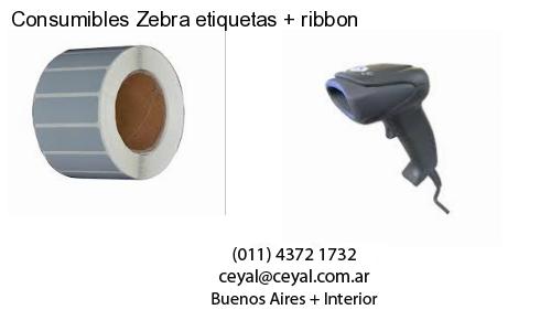 Consumibles Zebra etiquetas   ribbon