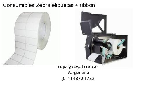 Consumibles Zebra etiquetas   ribbon