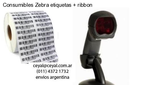 Consumibles Zebra etiquetas   ribbon