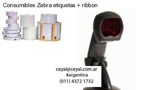 Consumibles Zebra etiquetas ribbon
