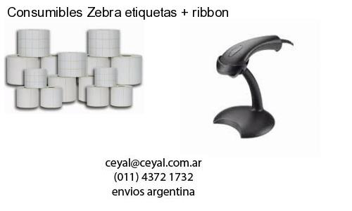 Consumibles Zebra etiquetas   ribbon