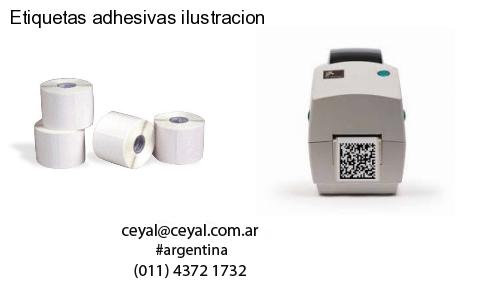 Etiquetas adhesivas ilustracion