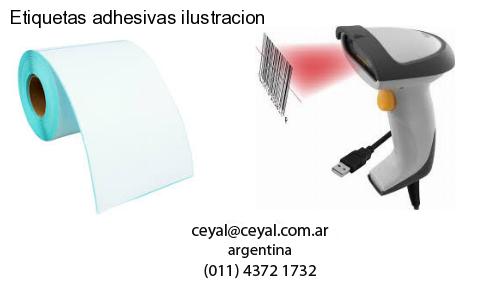 Etiquetas adhesivas ilustracion