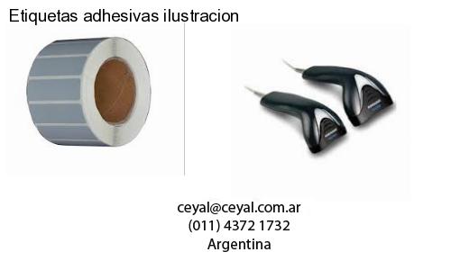 Etiquetas adhesivas ilustracion