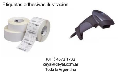 Etiquetas adhesivas ilustracion