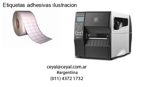 Etiquetas adhesivas ilustracion