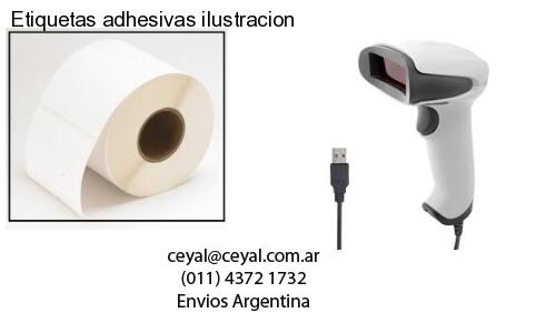 Etiquetas adhesivas ilustracion