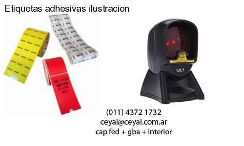 Etiquetas adhesivas ilustracion