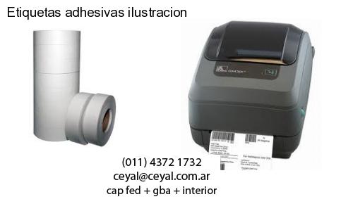 Etiquetas adhesivas ilustracion