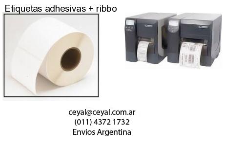 Etiquetas adhesivas   ribbo