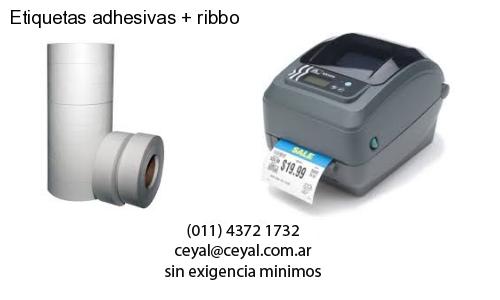 Etiquetas adhesivas ribbo