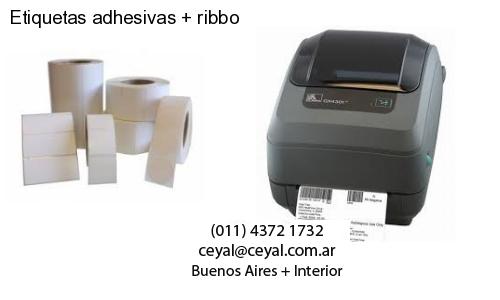 Etiquetas adhesivas   ribbo