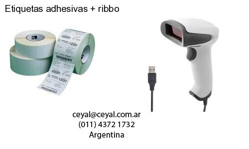Etiquetas adhesivas ribbo