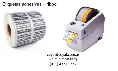 Etiquetas adhesivas   ribbo