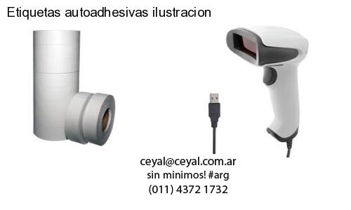 Etiquetas autoadhesivas ilustracion