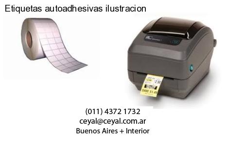 Etiquetas autoadhesivas ilustracion