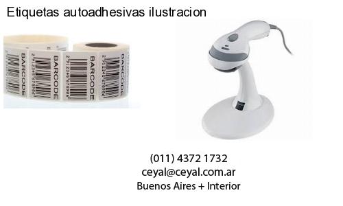 Etiquetas autoadhesivas ilustracion