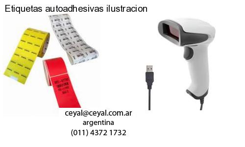 Etiquetas autoadhesivas ilustracion
