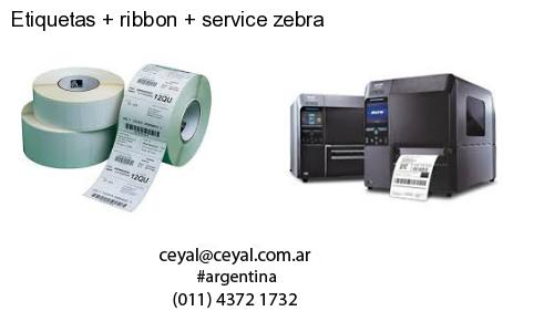 Etiquetas   ribbon   service zebra