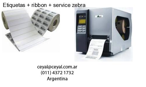 Etiquetas   ribbon   service zebra