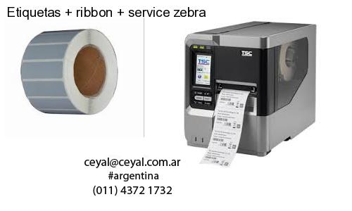 Etiquetas   ribbon   service zebra